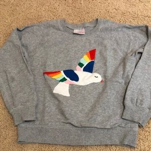 Hanna Anderson sweatshirt. Size 6-7